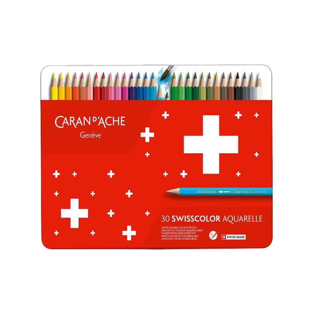 CARAN d'ACHE 瑞士卡達  學生級水溶性色鉛 12色/盒 1285.712 歷史價格詳細信息