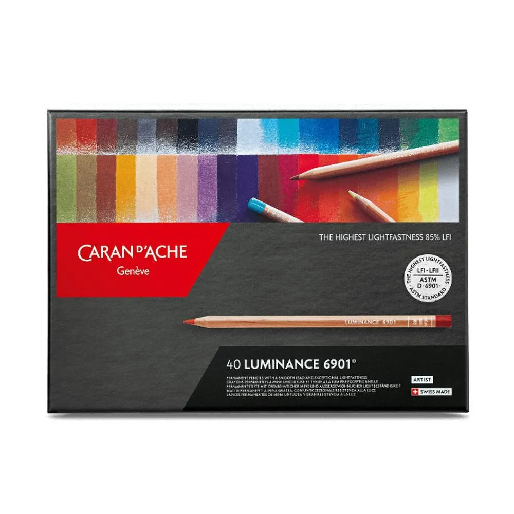 CARAN d’ACHE LUMINANCE 6901&reg;卡達專業系列極致油性20色色鉛筆*6901.720 歷史價格詳細信息