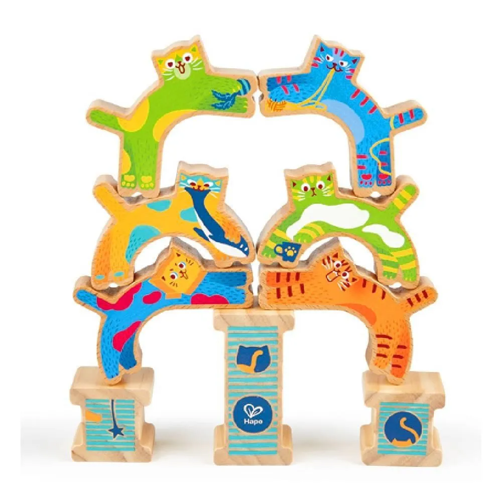 德國Hape 淘氣貓疊疊樂 / 手眼協調 / 思考能力 / 造型積木 / 小肌肉發展 歷史價格詳細信息