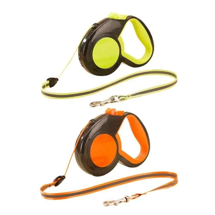 摩達客-Kim Pets 優雅簡約寵物自動伸縮牽繩拉繩/四色可選/3米長 歷史價格詳細信息