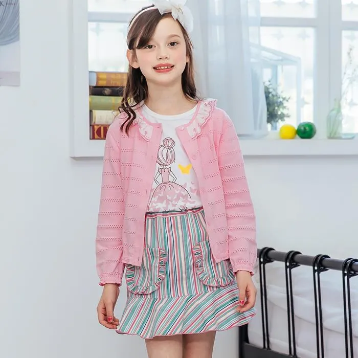 Annys安妮公主 荷葉滾邊氣質小外套 粉色/白色 歷史價格詳細信息