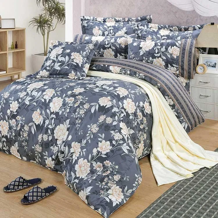 【FITNESS】精梳棉雙人七件式床罩組-花語情嵐-綠 歷史價格詳細信息