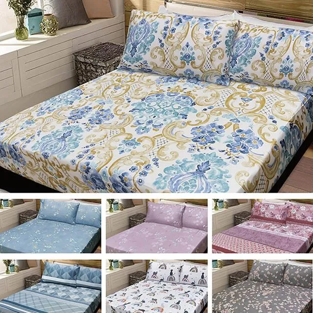 【Indian】100%純天絲雙人加大四件式兩用被床包組-8款任選(限量款) 歷史價格詳細信息