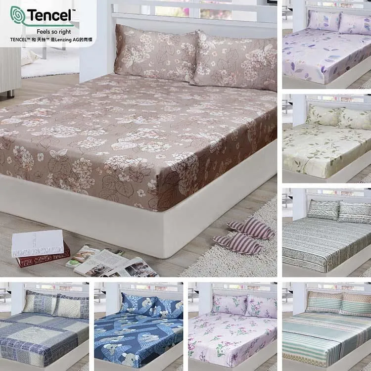 【Indian】100%純天絲40支雙人四件式床包兩用被組-3款任選 歷史價格詳細信息