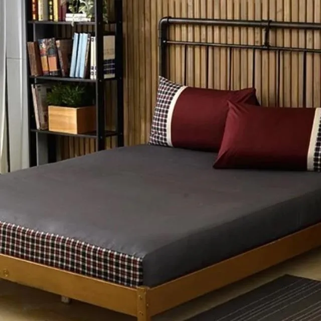 Caliphil 雙人床包被單四件組 / 伯利恆之星 / 藍綠色 /300織美國精梳純棉 歷史價格詳細信息