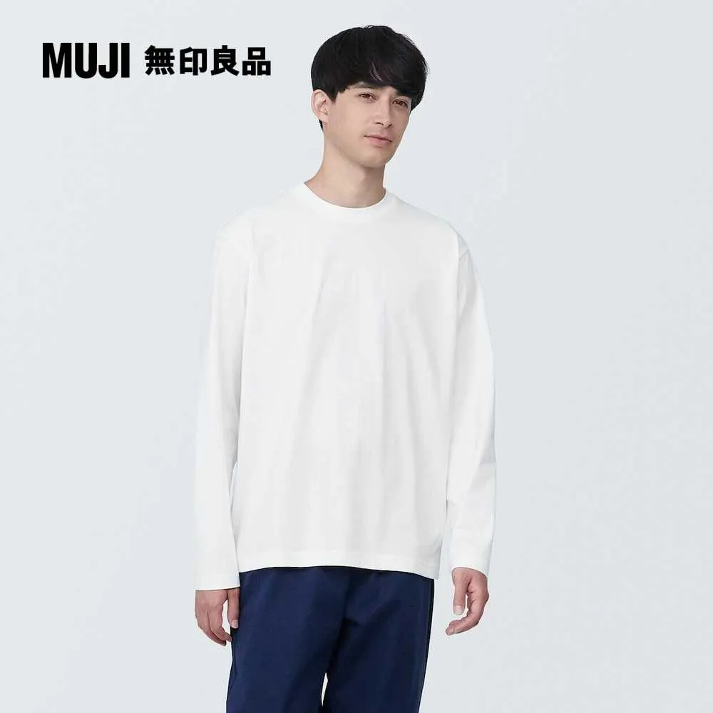 男棉混天竺圓領短袖T恤【MUJI 無印良品】 歷史價格詳細信息