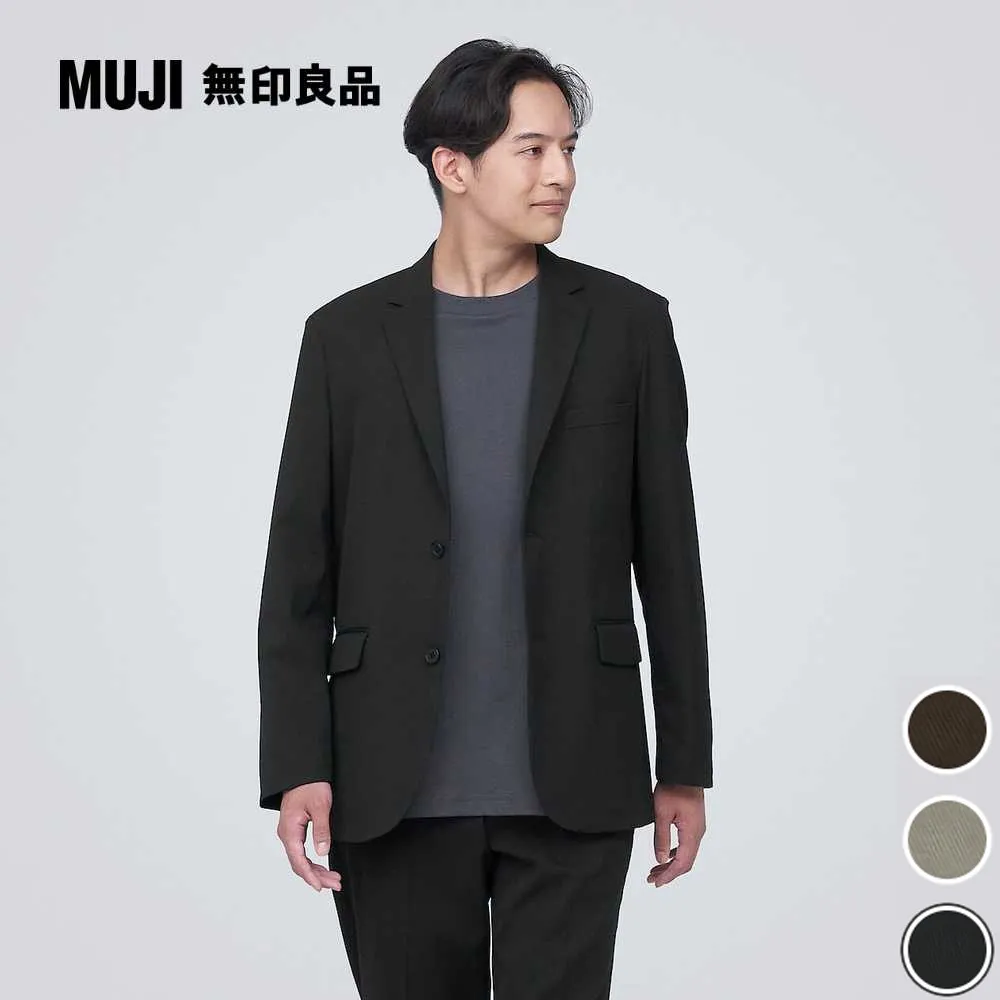 男撥水加工聚酯纖維彈性無打褶褲【MUJI 無印良品】 歷史價格詳細信息