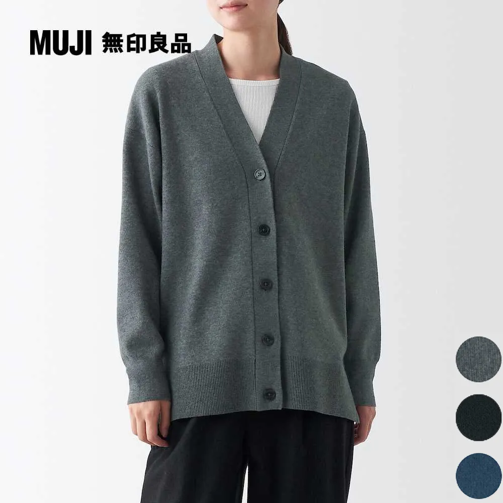 女米蘭諾螺紋可水洗圓領針織衫【MUJI 無印良品】 歷史價格詳細信息