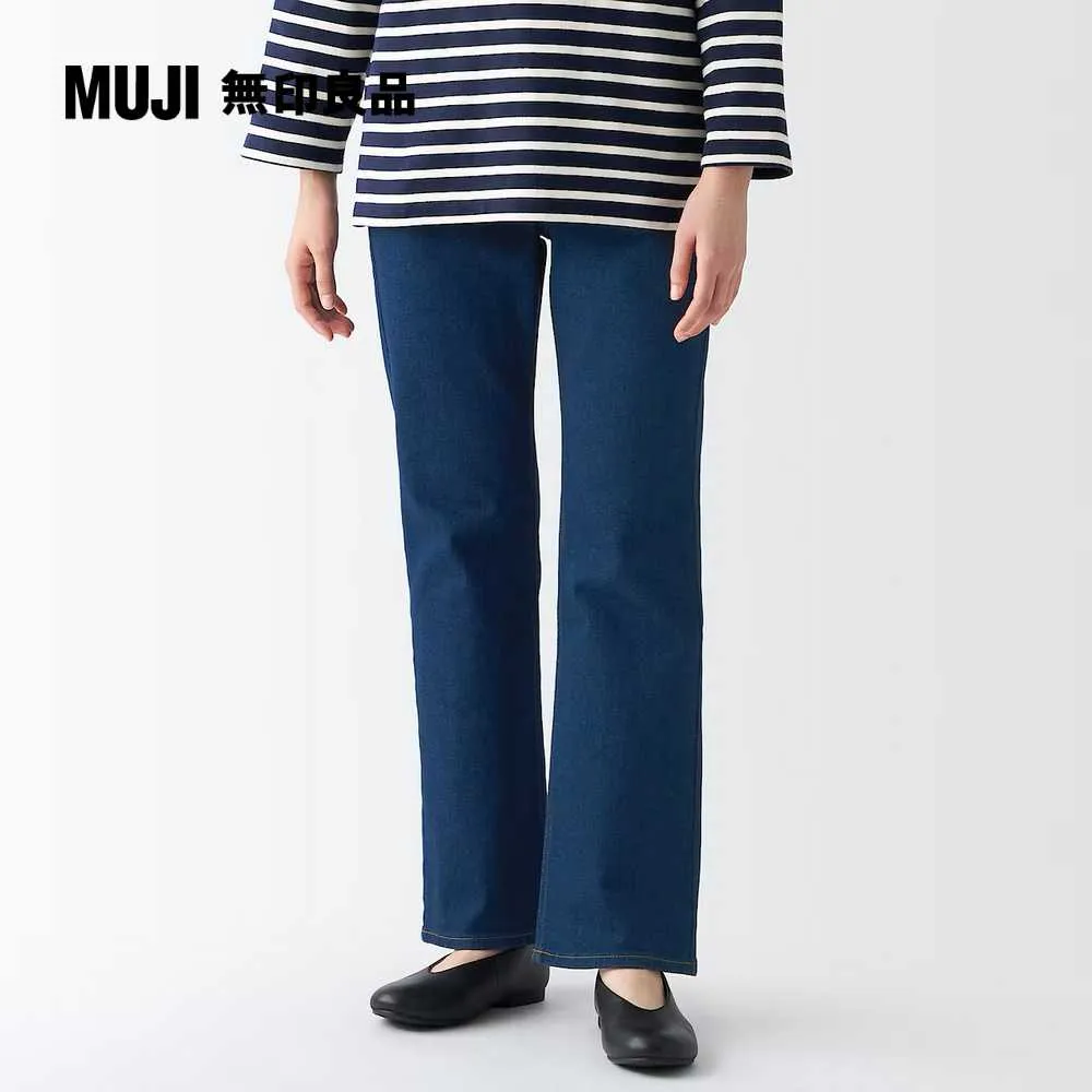 女有機棉混彈性針織半高領長袖T恤【MUJI 無印良品】 歷史價格詳細信息
