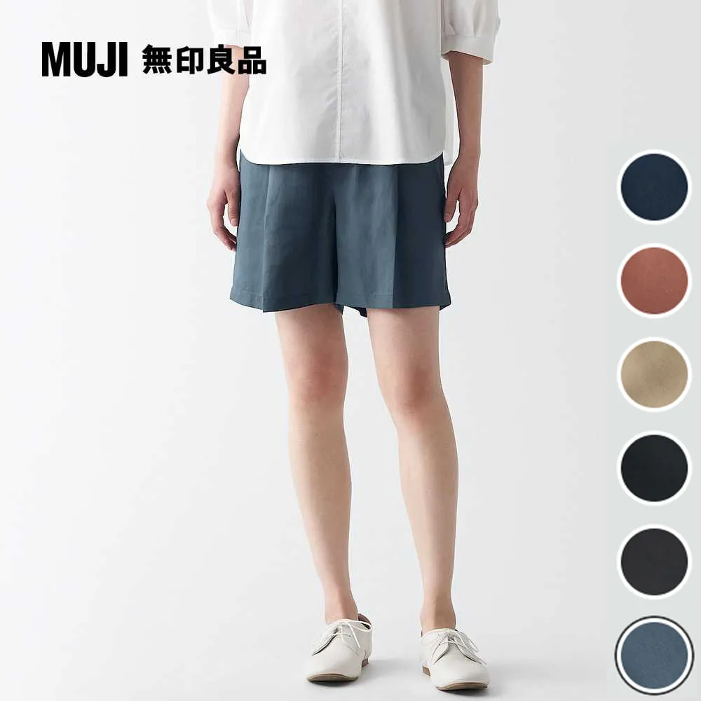女萊賽爾混麻涼感舒適短袖家居睡衣【MUJI 無印良品】 歷史價格詳細信息