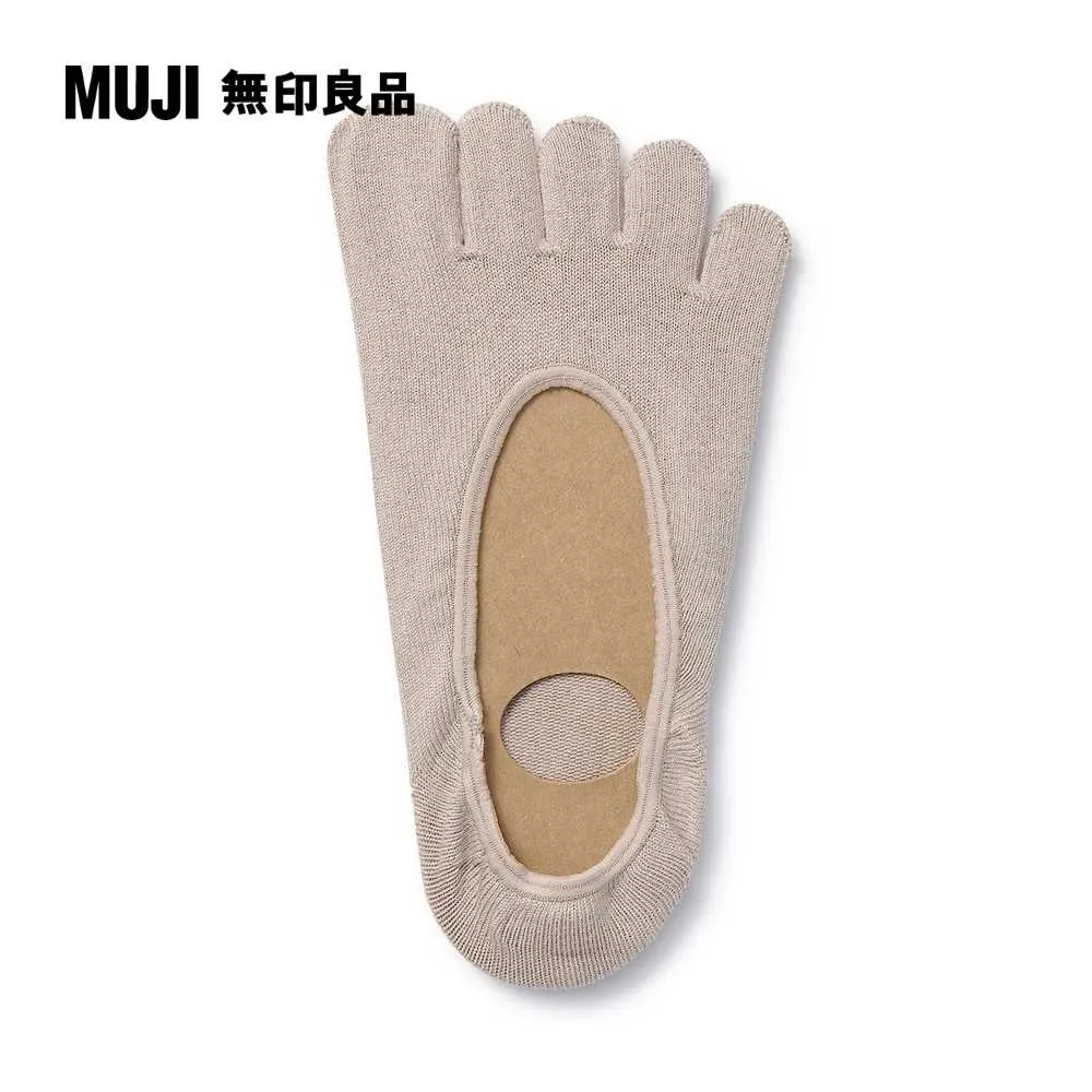 女棉混腳跟防滑二趾隱形襪【MUJI 無印良品】 歷史價格詳細信息