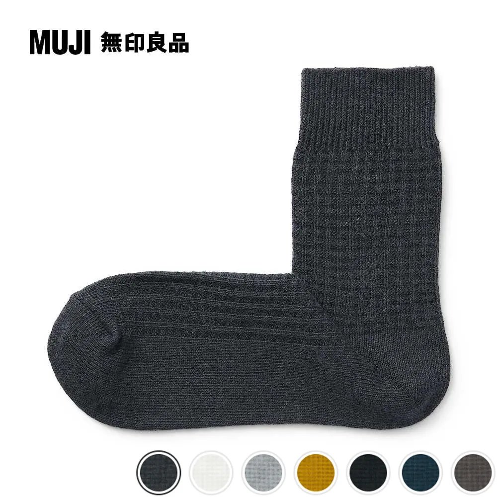 【MUJI 無印良品】男棉混直角短襪四雙組(共2色) 歷史價格詳細信息