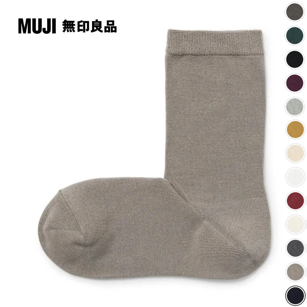 【MUJI 無印良品】女棉混足口柔軟舒適千鳥紋直角短襪(3入組) 歷史價格詳細信息