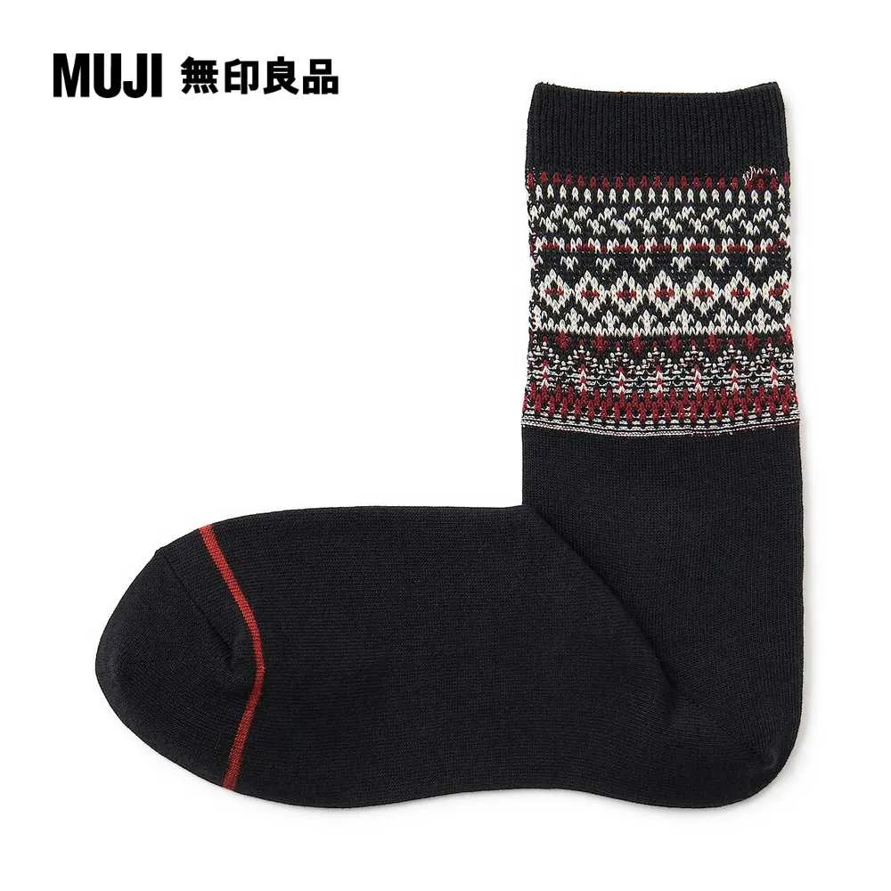 女棉混足口柔軟粗織直角襪【MUJI 無印良品】 歷史價格詳細信息