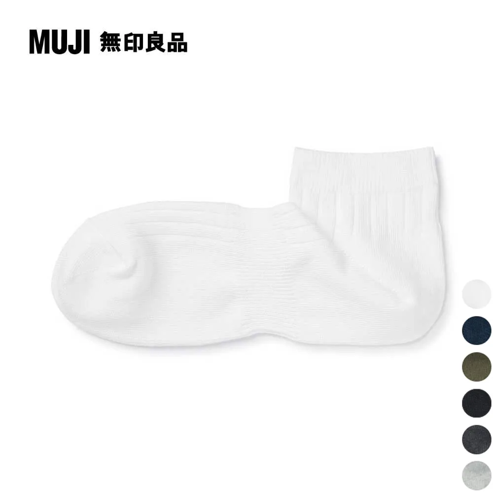 【MUJI 無印良品】男棉混直角短襪四雙組(共2色) 歷史價格詳細信息