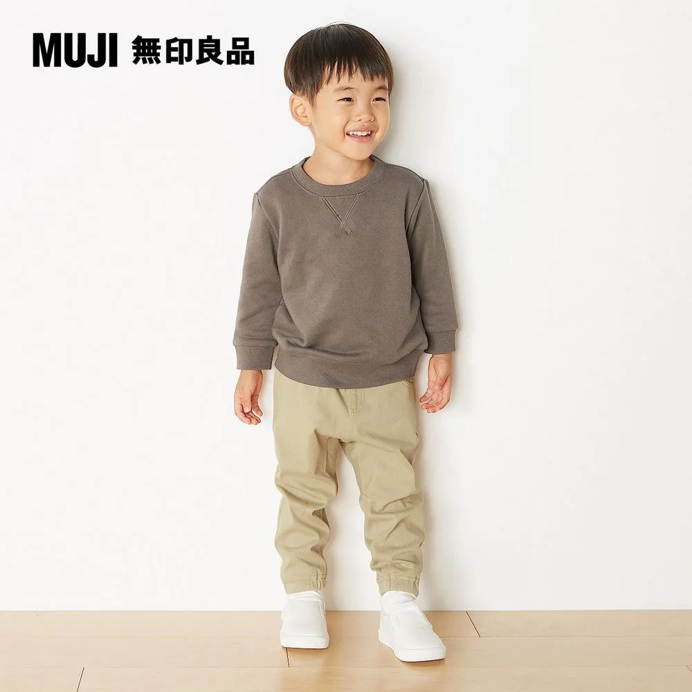 【MUJI 無印良品】幼兒棉混柔軟裏毛圓領衫(共5色) 歷史價格詳細信息
