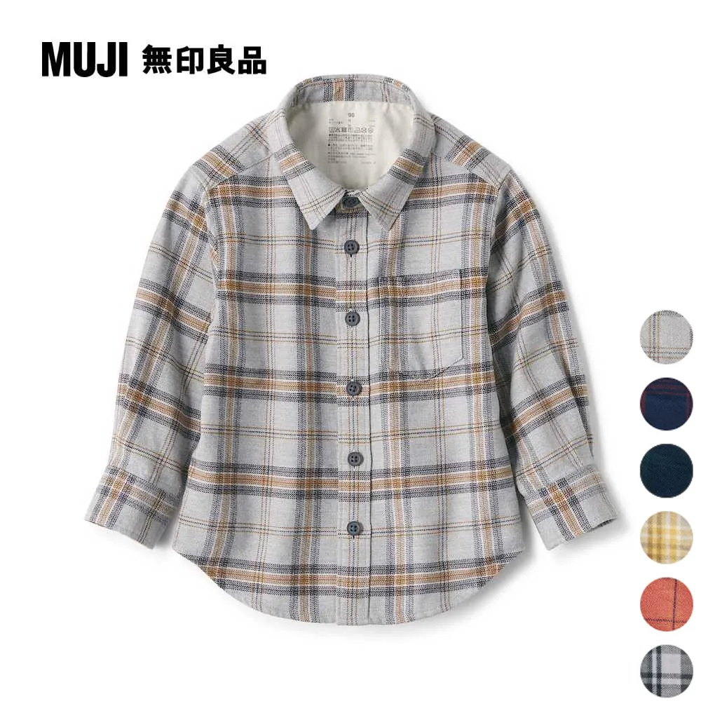 幼兒雙面起毛法蘭絨洋裝【MUJI 無印良品】 歷史價格詳細信息
