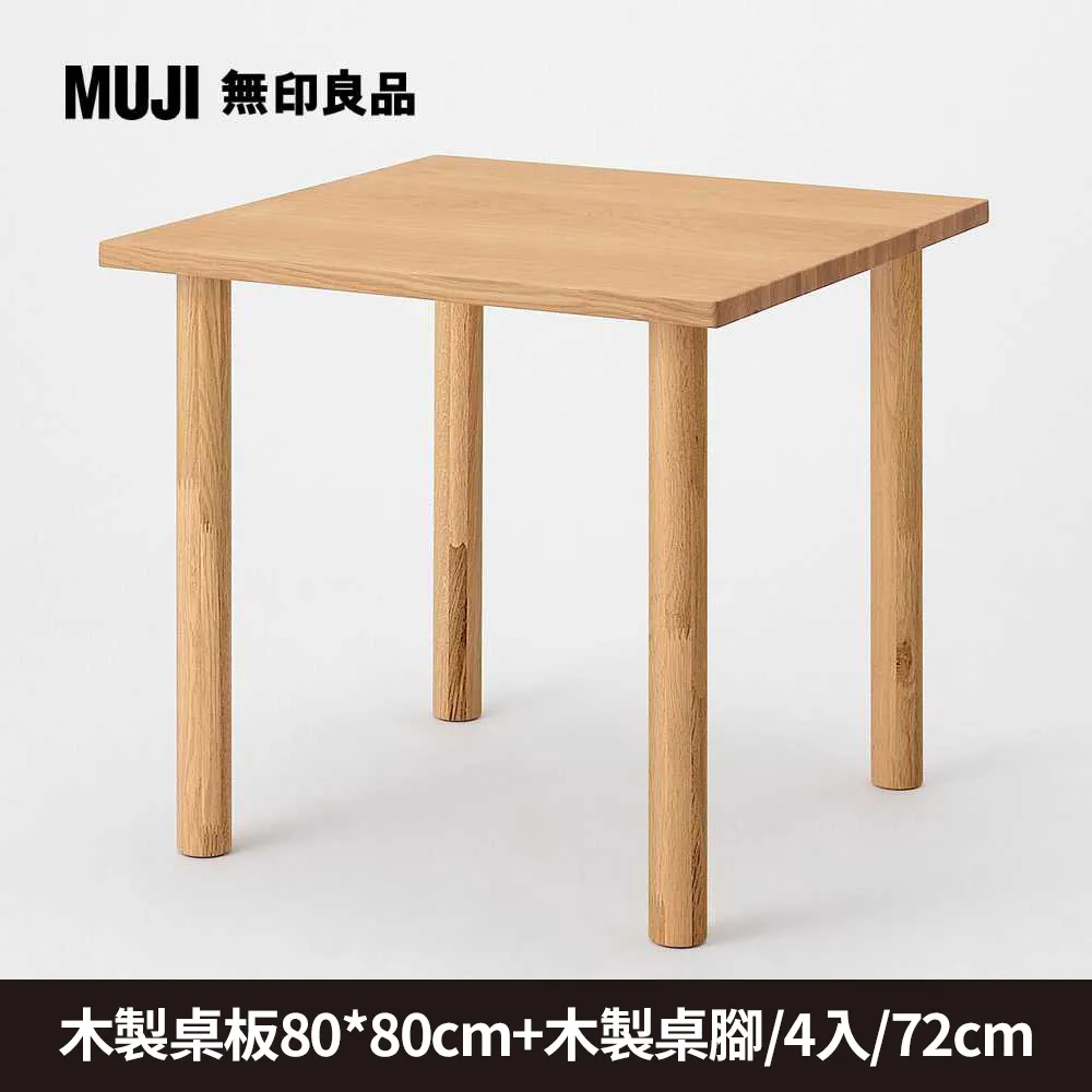 【MUJI 無印良品】木製桌板80*40(木製桌腳/4入/35cm/大型家具配送) 歷史價格詳細信息