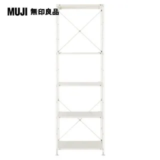 【MUJI 無印良品】SUS鋼製層架組/亮面淺灰/大(大型家具配送) 歷史價格詳細信息