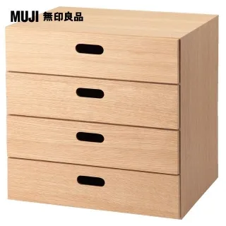 【MUJI 無印良品】橡木收納櫃/玻璃門 寬88*深44*高83cm。商品重量：約47kg。(大型家具配送) 歷史價格詳細信息