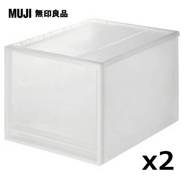 【MUJI 無印良品】PP收納盒/小/3A/2入 歷史價格詳細信息