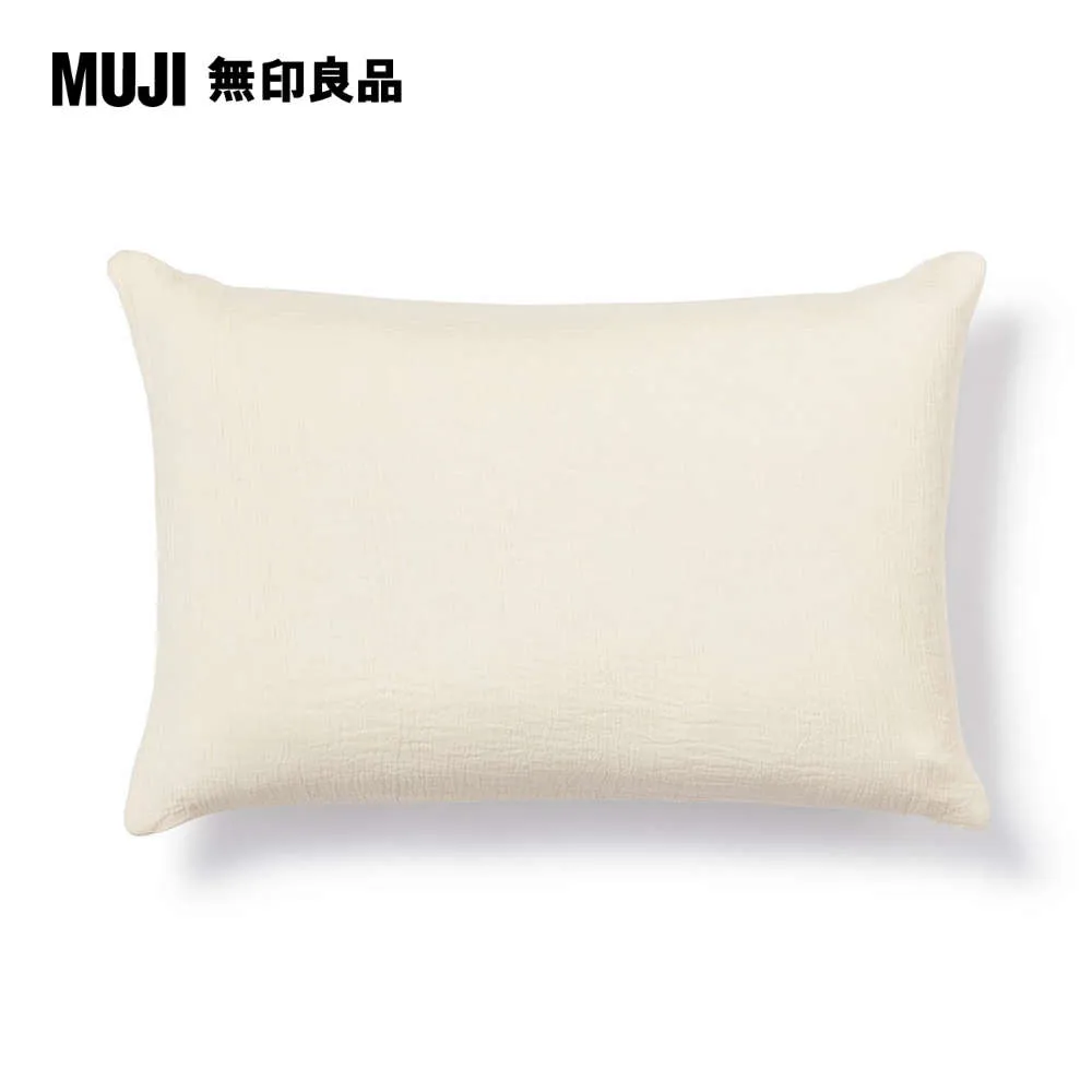 萊賽爾混二重紗織枕套/50深灰 50*70cm【MUJI 無印良品】 歷史價格詳細信息