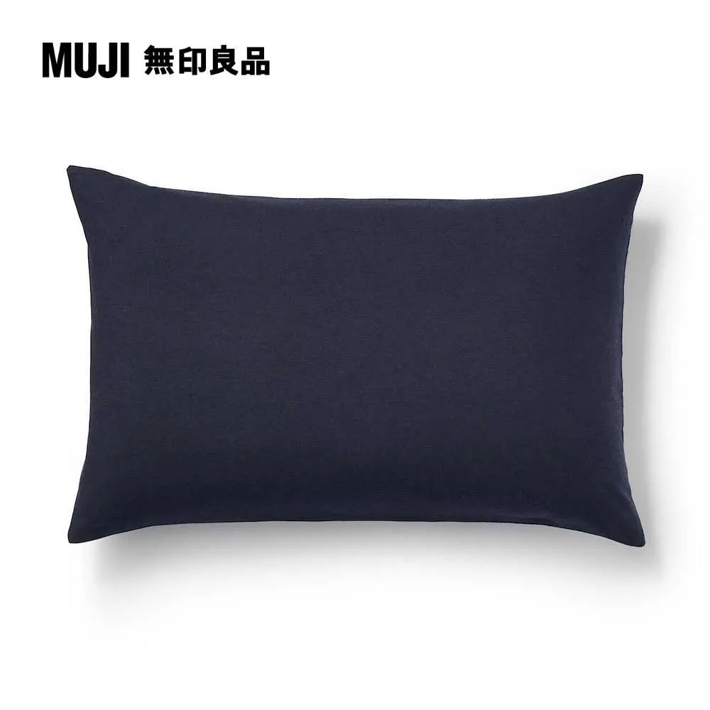棉法蘭絨枕套/50深藍格紋 50*70cm用【MUJI 無印良品】 歷史價格詳細信息