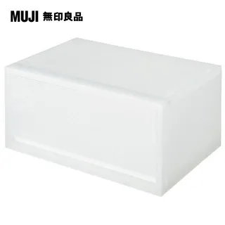 【MUJI 無印良品】PP資料盒/橫式/薄型/2個/白灰 歷史價格詳細信息