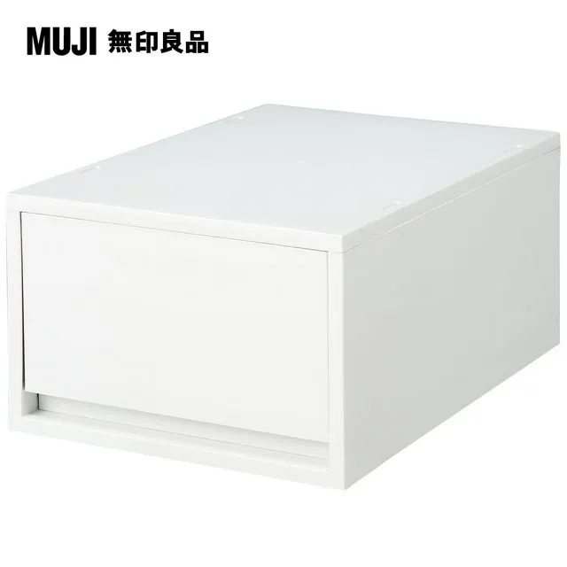 【MUJI 無印良品】PP盒/深型(正反疊)/白灰/4入 歷史價格詳細信息