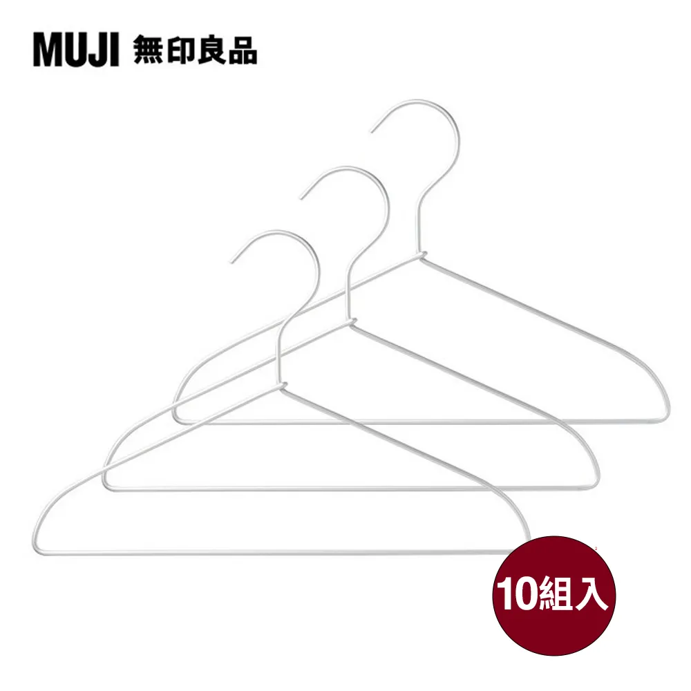 【MUJI 無印良品】鋁製洗滌用衣架/肩帶型/約寬42cm(3支x2組,共6支) 歷史價格詳細信息
