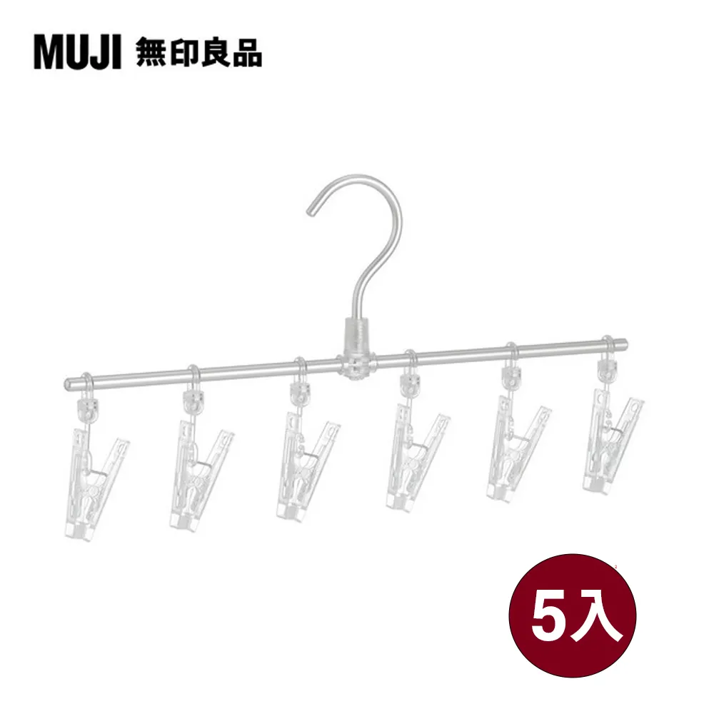 【MUJI 無印良品】鋁製衣架.褲/裙用.1層 歷史價格詳細信息