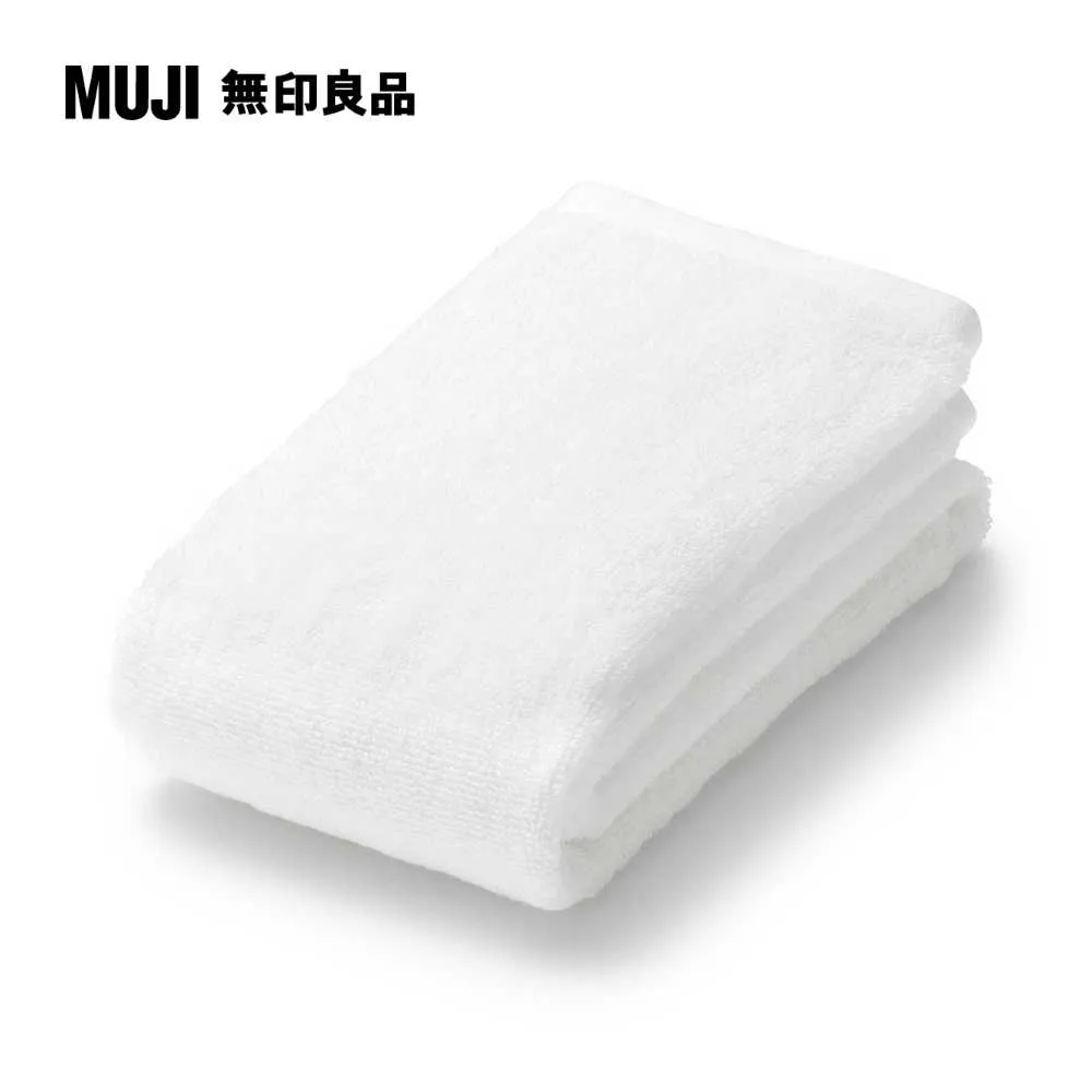 棉圈絨面用巾/薄型柔白 34*85cm【MUJI 無印良品】 歷史價格詳細信息