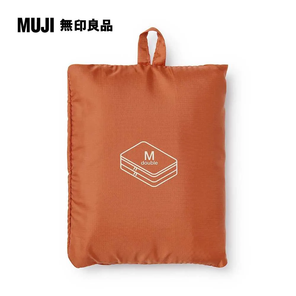 聚酯纖維可折收納袋/雙層M.灰.約26x40x10cm【MUJI 無印良品】 歷史價格詳細信息