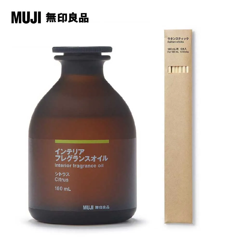 空間芬香油用藤枝/180ml用.6入【MUJI 無印良品】 歷史價格詳細信息