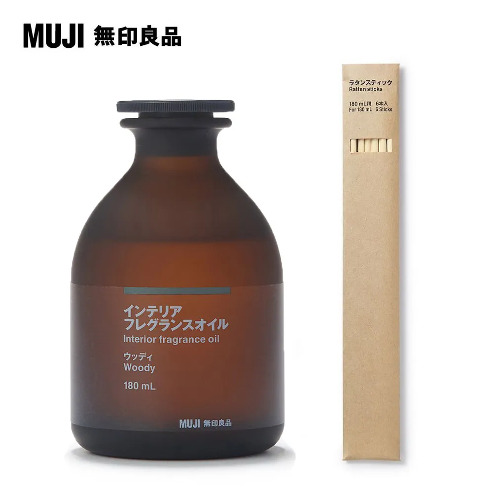 空間芬香油用藤枝/180ml用.6入【MUJI 無印良品】 歷史價格詳細信息