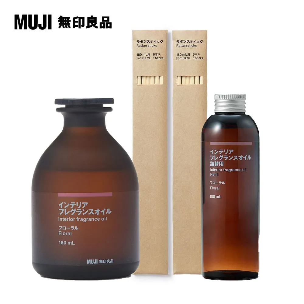 空間芬香油用藤枝/180ml用.6入【MUJI 無印良品】 歷史價格詳細信息