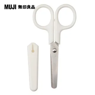 【MUJI 無印良品】不鏽鋼剪刀/附蓋/10.5cm.白/H/ 歷史價格詳細信息