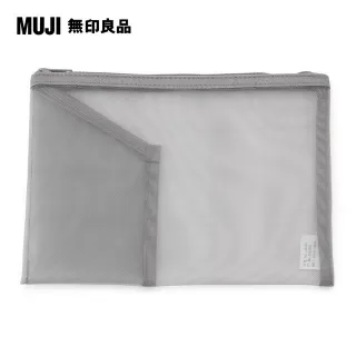 【MUJI 無印良品】尼龍網眼收納袋/附內袋/灰.A5尺寸用 歷史價格詳細信息