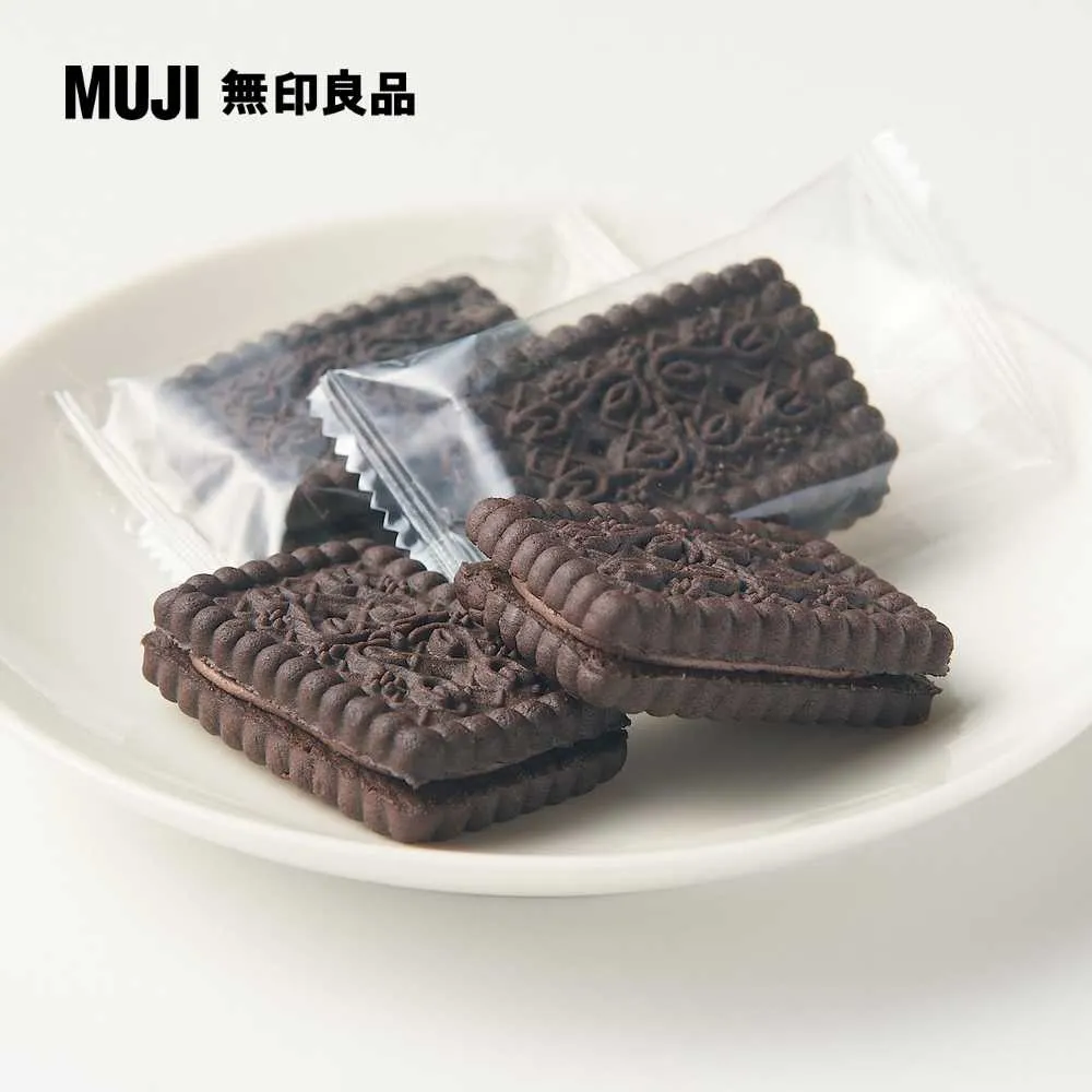 【MUJI 無印良品】可可風味夾心餅乾/可可.2入x6袋 歷史價格詳細信息