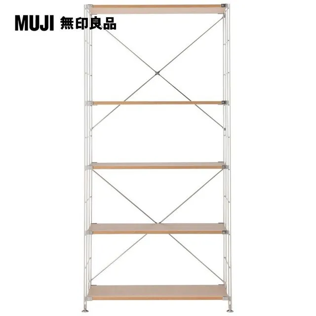 【MUJI 無印良品】SUS橡木層架組/寬/中/(大型家具配送) 歷史價格詳細信息