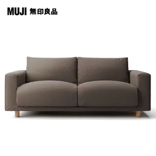 【MUJI 無印良品】水洗棉帆布羽毛獨立筒沙發套/米色/3人/躺椅型/左(大型家具配送) 歷史價格詳細信息