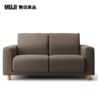 【MUJI 無印良品】水洗棉帆布聚氨酯獨立筒沙發凳套/灰色(大型家具配送) 歷史價格詳細信息