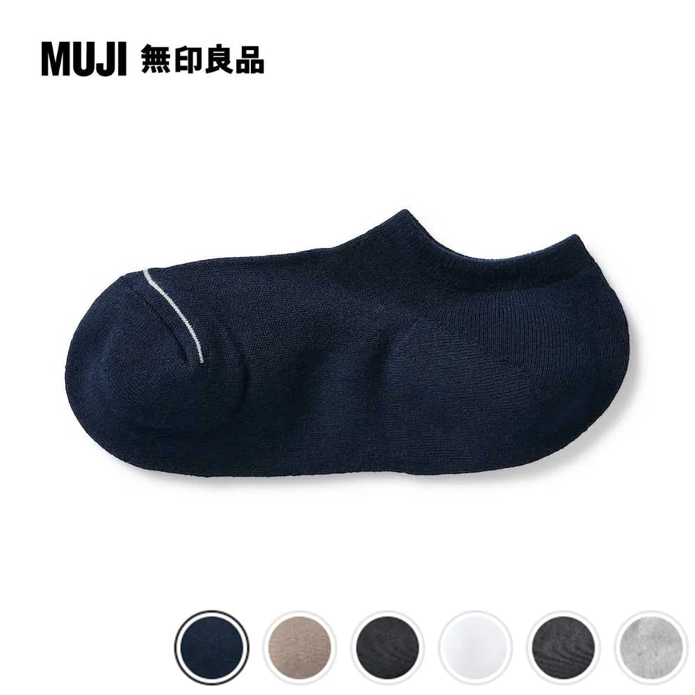【MUJI 無印良品】女棉混足底圈絨淺口直角襪(共12色) 歷史價格詳細信息