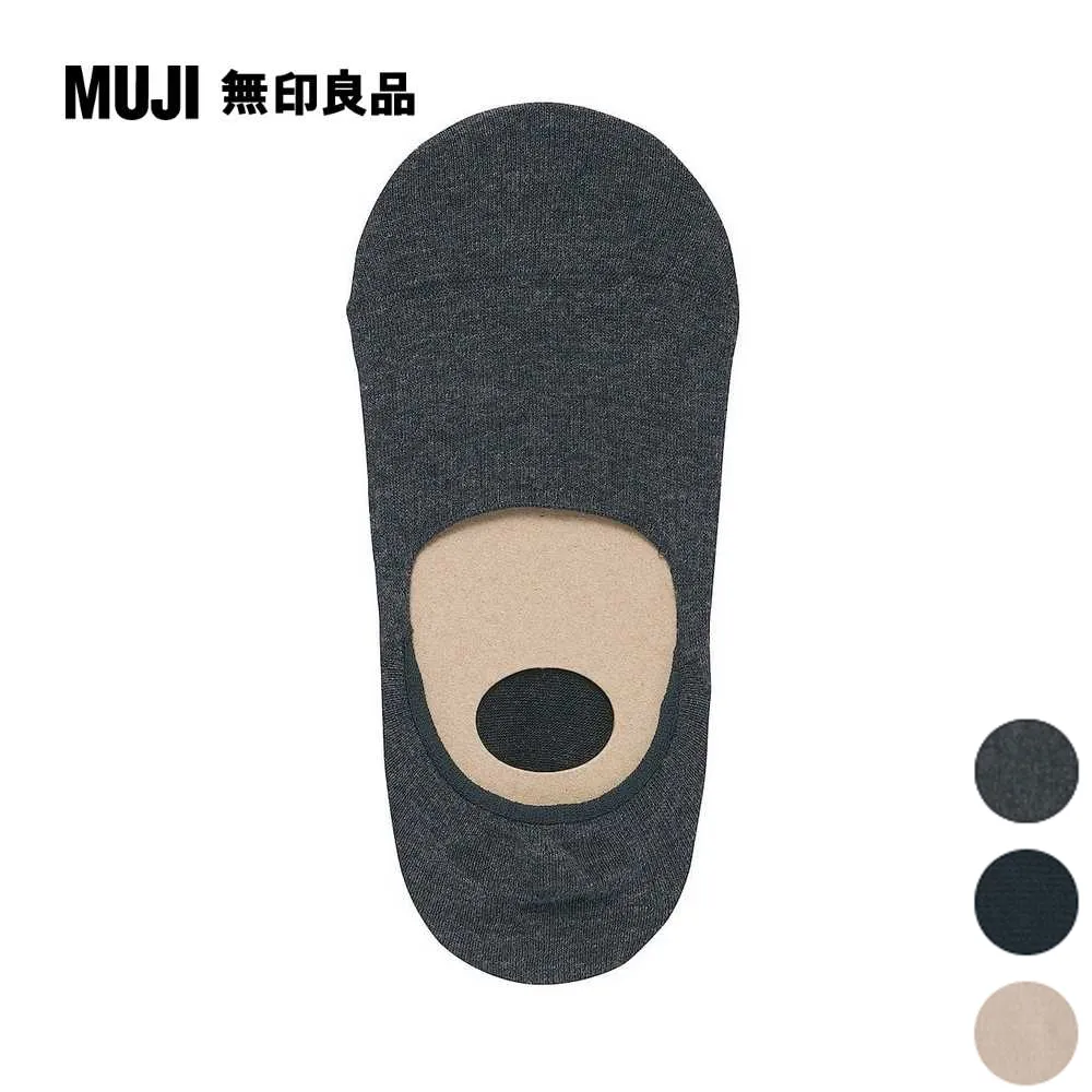 【MUJI 無印良品】女棉混輕薄腳跟防滑隱形襪(共3色) 歷史價格詳細信息