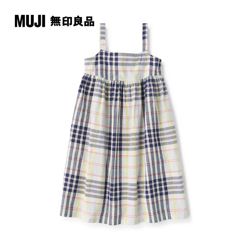 兒童有機棉馬杜拉斯格紋開領短袖襯衫【MUJI 無印良品】 歷史價格詳細信息
