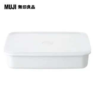 【MUJI 無印良品】密閉式琺瑯保存容器_深型/大(約寬19×深23.5×高7.5cm)3入組 歷史價格詳細信息