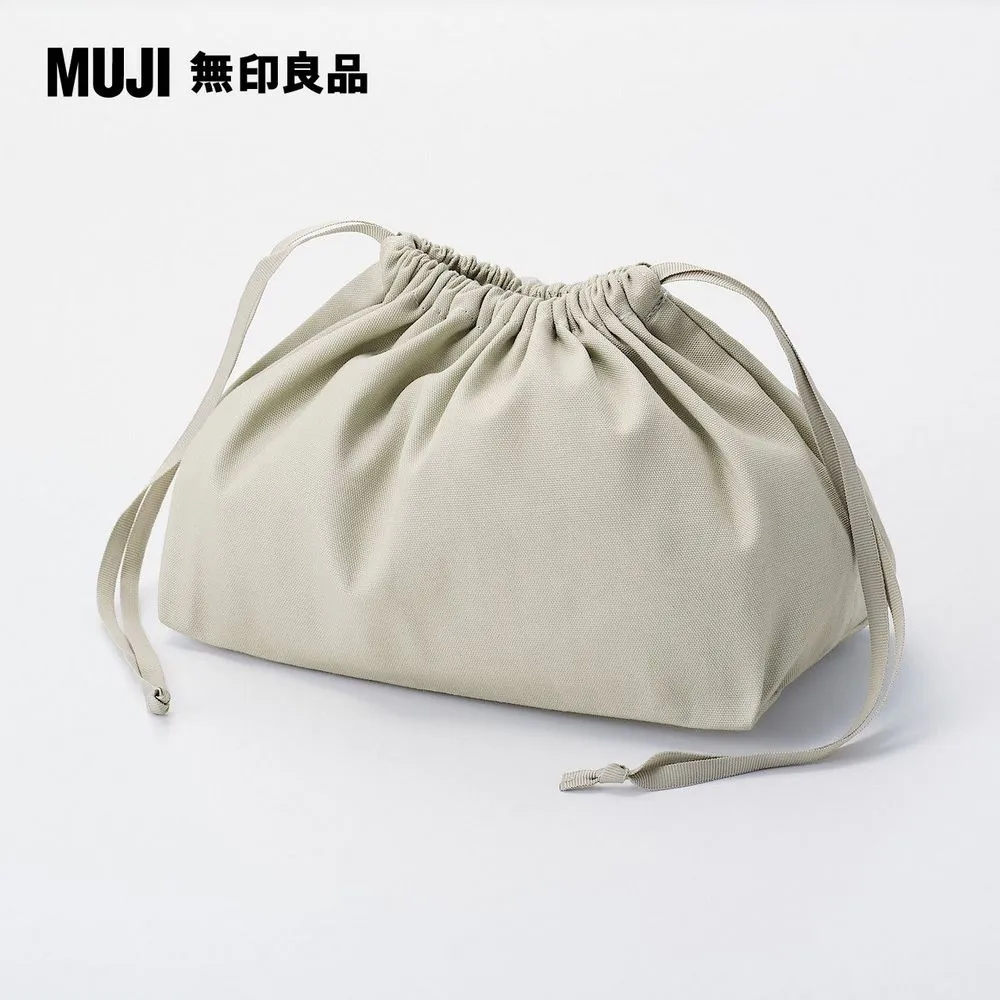 【MUJI 無印良品】牛津布便當束口袋/圓底/米色 歷史價格詳細信息
