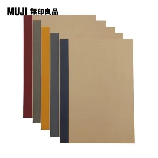 【MUJI 無印良品】植林木不易透色雙環筆記本/橫線/48頁.A6.深灰 歷史價格詳細信息