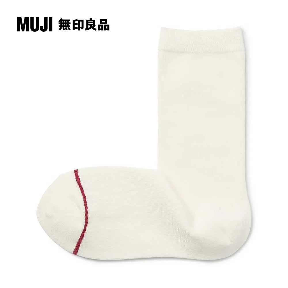女棉混足口柔軟舒適足底圈絨直角短襪【MUJI 無印良品】 歷史價格詳細信息