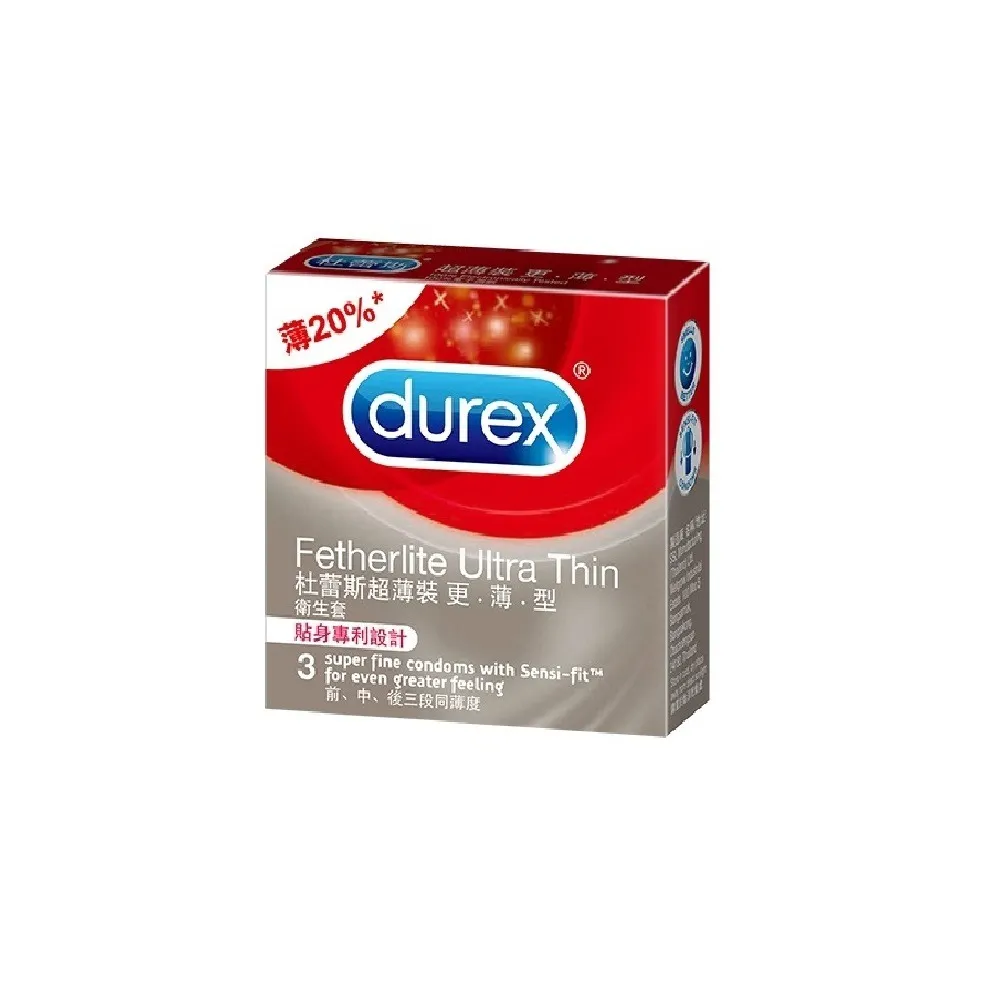 Durex杜蕾斯 超薄裝 保險套 3片裝/12片裝 歷史價格詳細信息